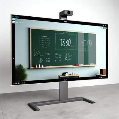 رزولوشن صفحه سیاه دیجیتال تعاملی 1920*1080 رزولوشن 350cd/m2 روشنایی 1200 1 نسبت کنتراست